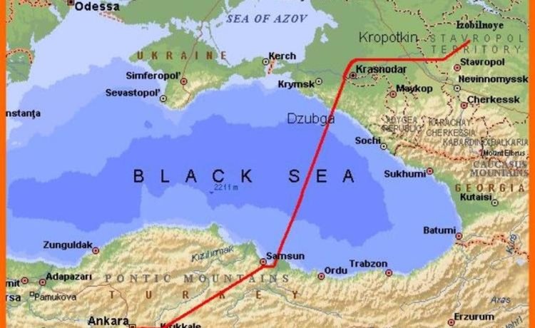 Газпром започна строителството на Турски поток под Черно море