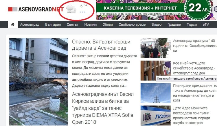 Независима станция показва замърсяването на въздуха с фини прахови частици в Асеновград