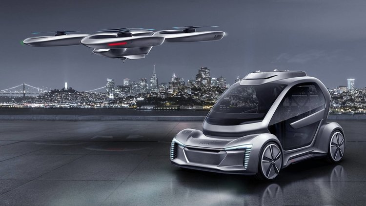 Audi и Airbus показаха летящия си автомобил
