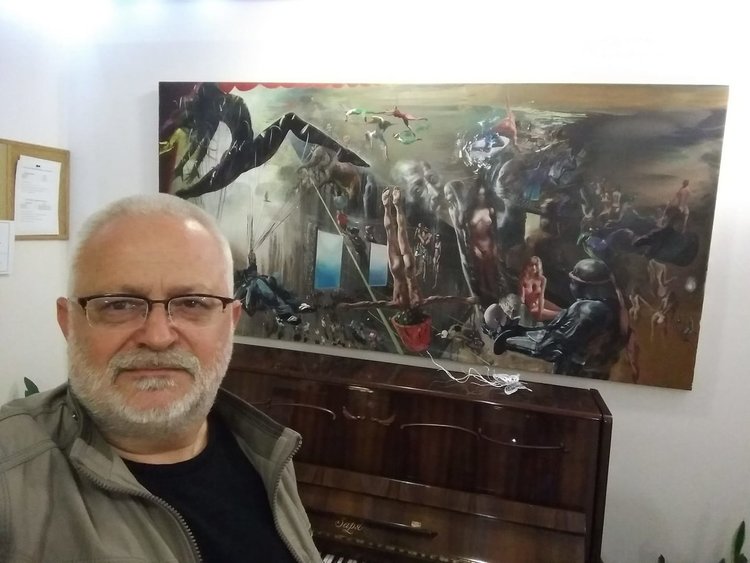 Уникални платна излага в КДК Смолян художникът доц. Кирил Божков