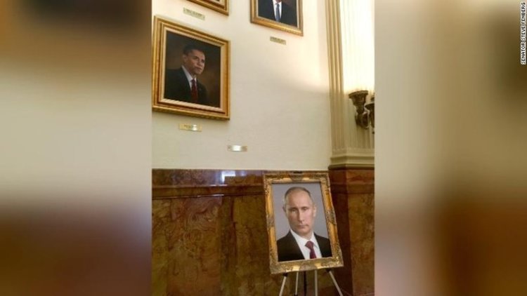 Акция с лика на Путин в Колорадо