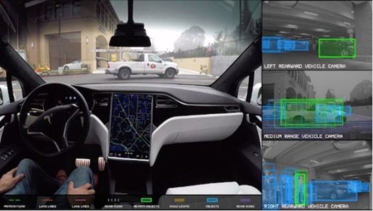 Пиян заспа зад волана на Tesla, автопилотът го повози