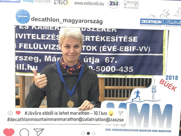 Шампионско отличие за Марияна Бозакова                           в Новогодишния маратон на Унгария
