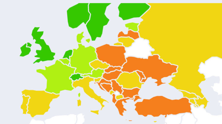  България е най-зле в ЕС по върховенство на закона в класация за 2018 г.