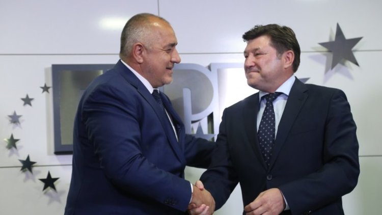 ГЕРБ и "Никола Петков" подписаха споразумение за политическо партньорство на евроизборите