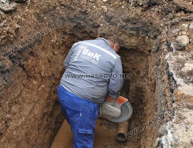 4 хасковски квартала без вода в сряда заради авария