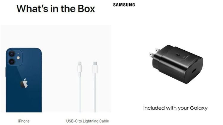 Samsung се пошегува с Apple заради липсата на слушалки и зарядно в комплекта на iPhone 12