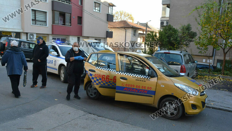 Труп престоя над 3 часа в такси в Хасково