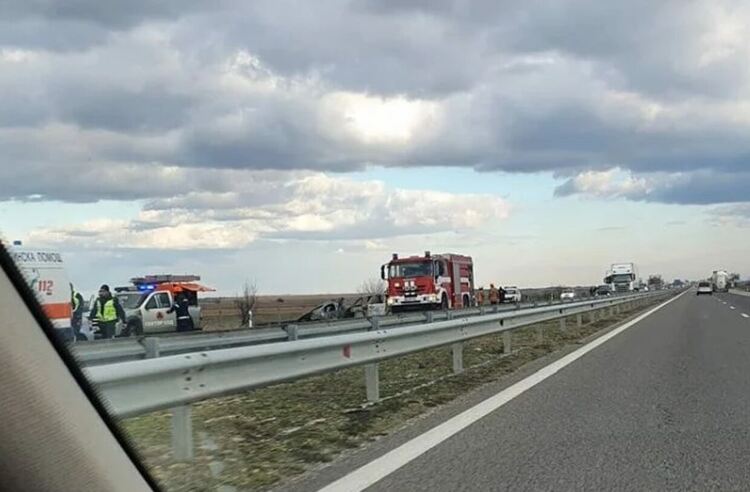 Жена изгоря в тежка катастрофа на магистрала Тракия