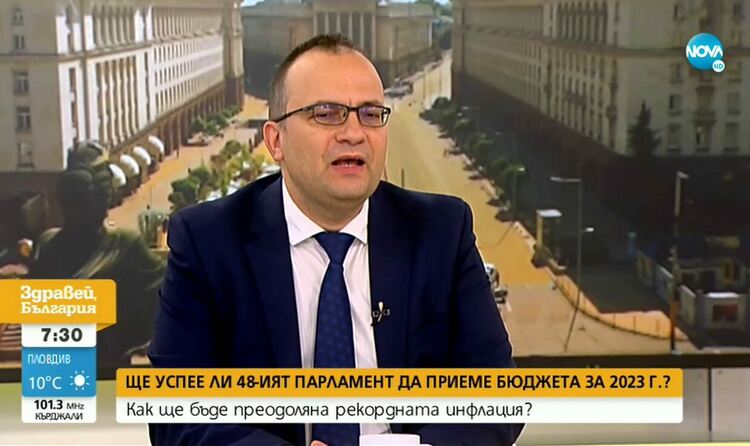 Димитров, ДБ: Да не се допуска удвояване на държавния дълг, както предлага служебният кабинет