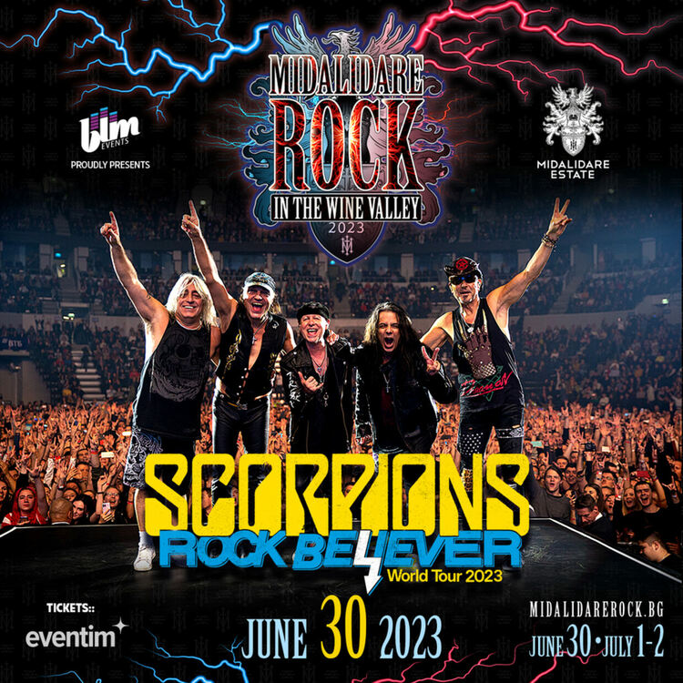 Scorpions идват на Midalidare Rock