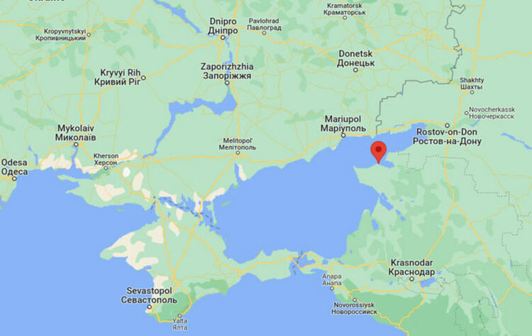 Руски Су-25 се разби до плаж в Азовско море