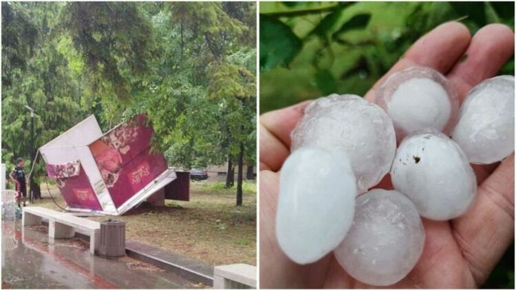 Силни градушки удариха Северна България снощи