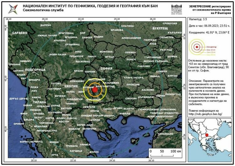 Нов трус край Симитли