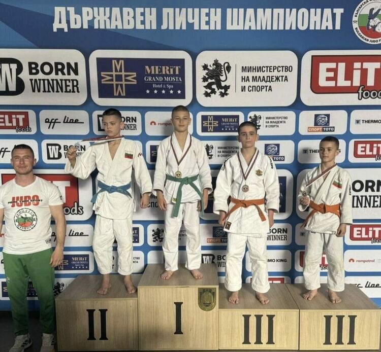 Силно представяне за хасковските джудисти на държавното първенство
