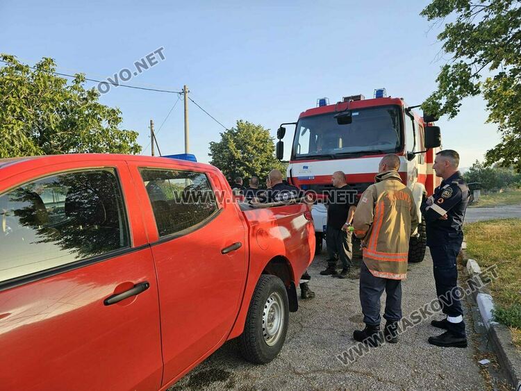 Житен блок пламна край Райкова могила