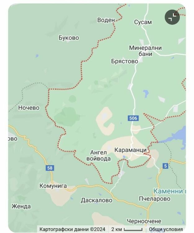 Правят макет на Минерални бани с части от Първомайска и Чернооченска общини