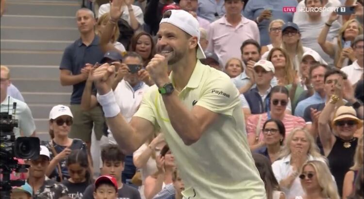Григор Димитров е на четвъртфинал на US Open след петсетов мач