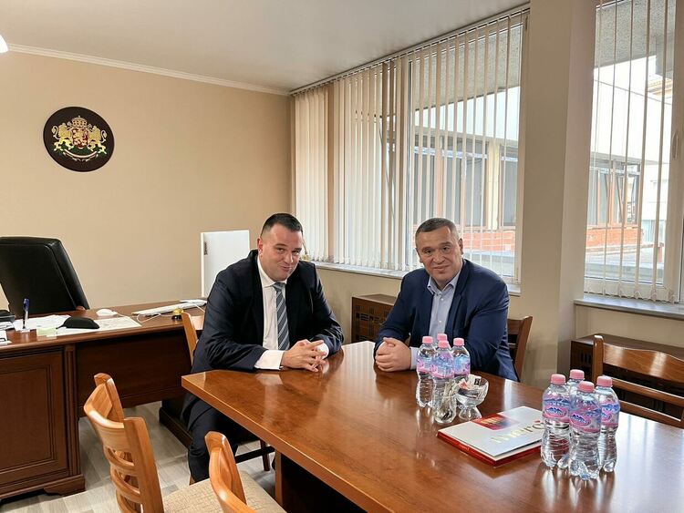 Никола Чанев прие министърът на земеделието Георги Тахов