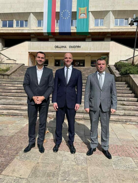 Посланикът на Великобритания в България Натаниъл Копси проведе среща със зам.-кмета Марин Захариев