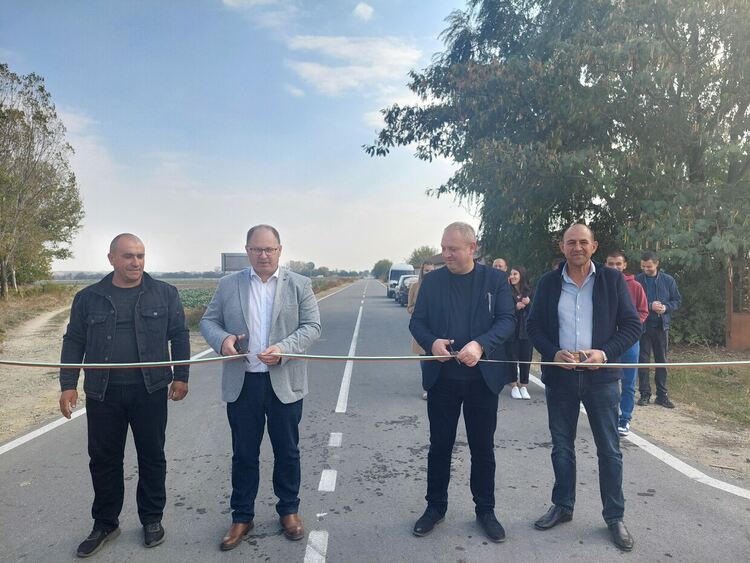 Откриха официално пътя Виница - Милево
