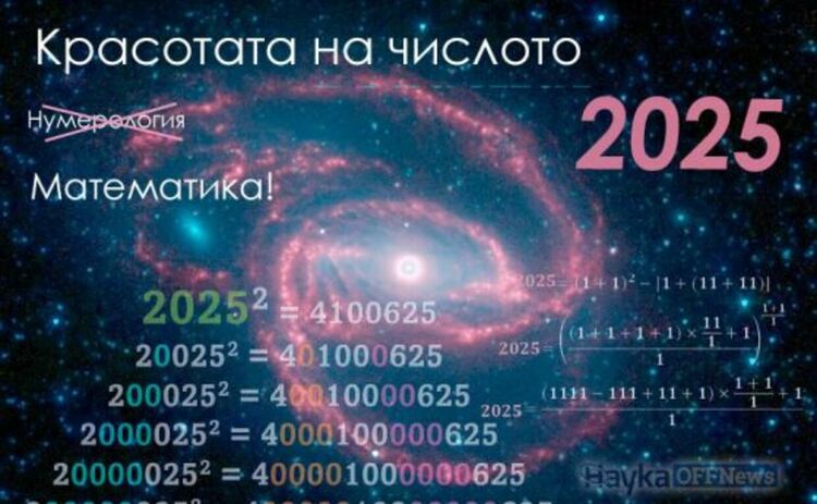 Математическите красоти на Новата 2025 година