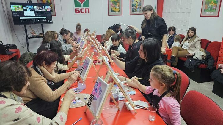 „Рисувам с баба“ в БСП