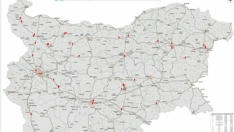 Това са най-опасните пътища в България (карта)
