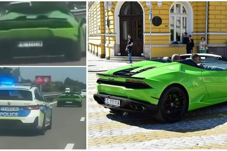 Патрулка зад ламборгини и ферари: защо полиция ескортира сина на Миглена Ангелова?