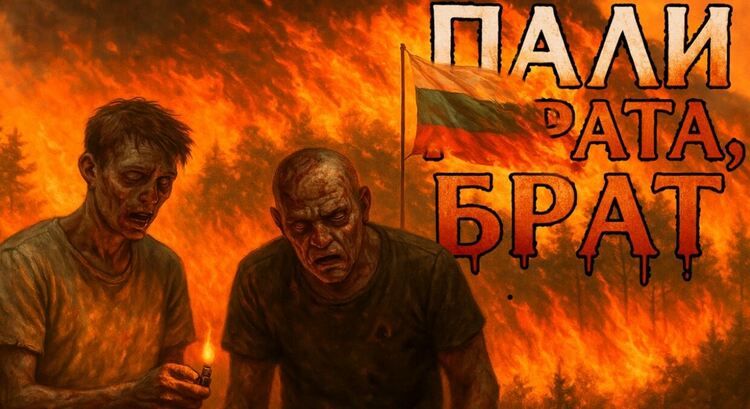 Изкуствен интелект изпя песента „Пали гората, брат“ – песен за пожарите и умствената деградация в България