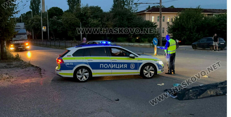 Задържаха водача на таксито за катастрофата със загиналия моторист в Хасково